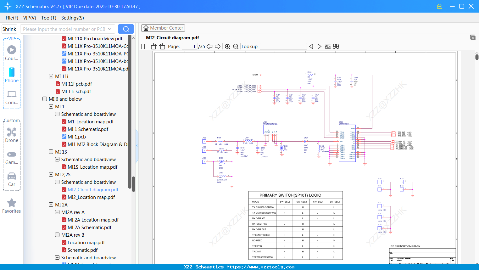 Xiaomi MI2_Circuit Diagram